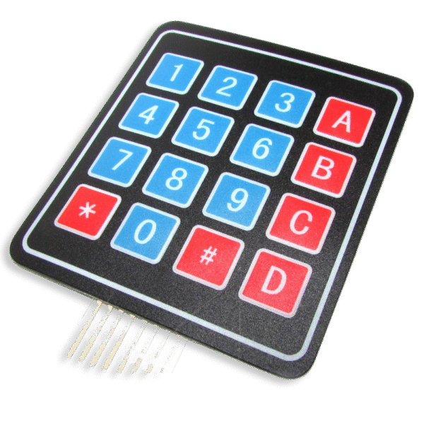 Clavier Souple 16 Touches – 4x4 Membrane Keypad pour Arduino / ESP32